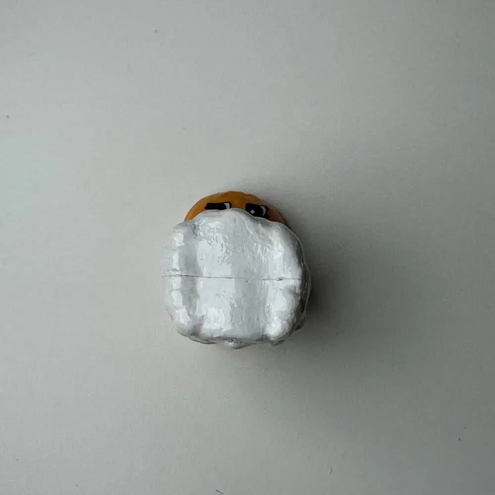 Shopkins Figurine Snug Ugg Orange White *Flaw* Season Three #3-049 Shoe Boot